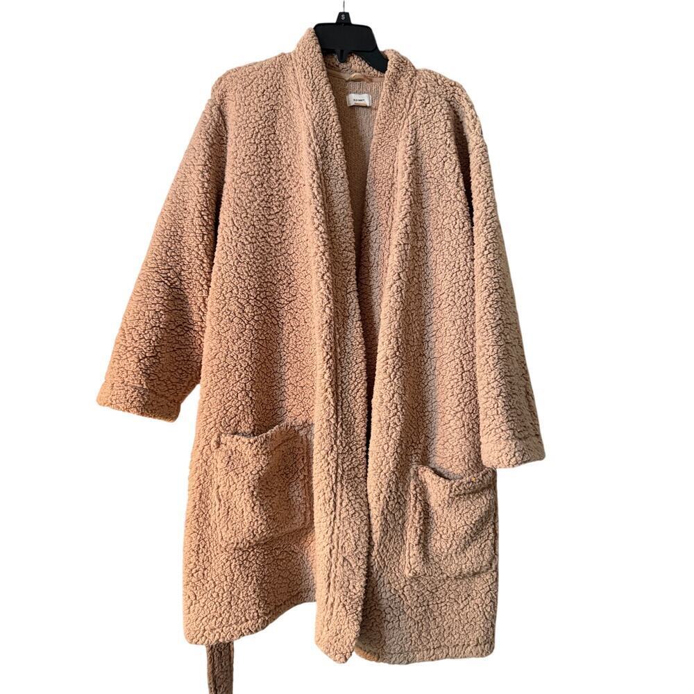 Old Navy Women's Robe Size XL-XXL Cream Sherpa